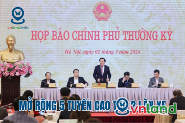 quyet dinh mo rong 5 tuyen cao toc 2 lan xe