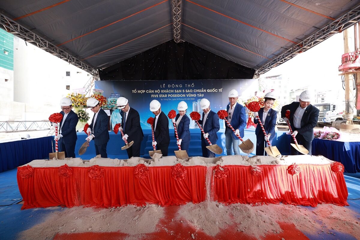 Tập đoàn Quốc tế Năm Sao động thổ tổ hợp dự án căn hộ khách sạn tại Vũng Tàu